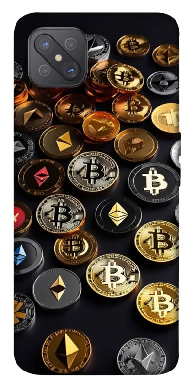 Чехол на Oppo A92s Many coins фото 1 из 1