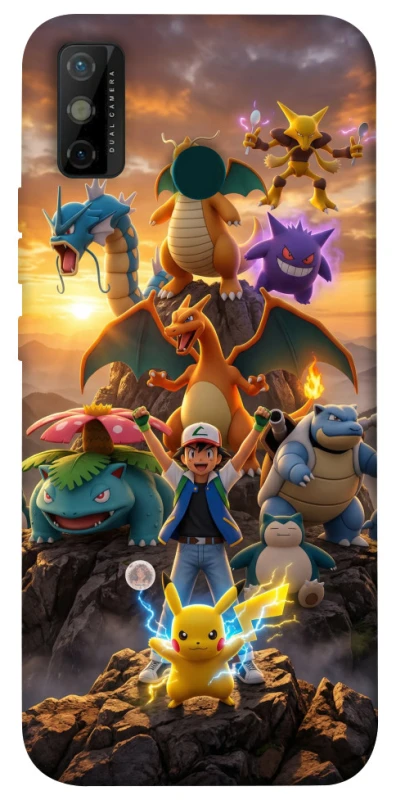 Чехол на TECNO Spark 6 Go Pokemon фото 1 из 1