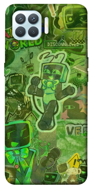 Чохол на Oppo F17 Pro Dandysworld tv green theme фото 1 з 1