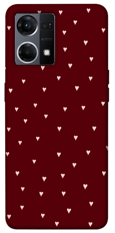 Чехол на Oppo Reno 7 4G Smal hearts фото 1 из 1