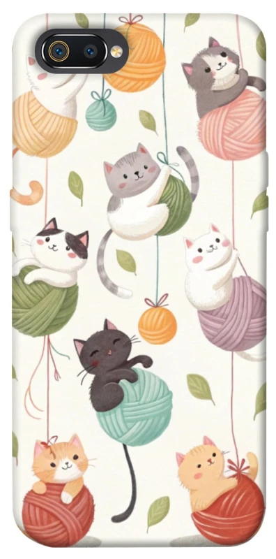 Чохол на Realme C2 Funny Kittens фото 1 з 1