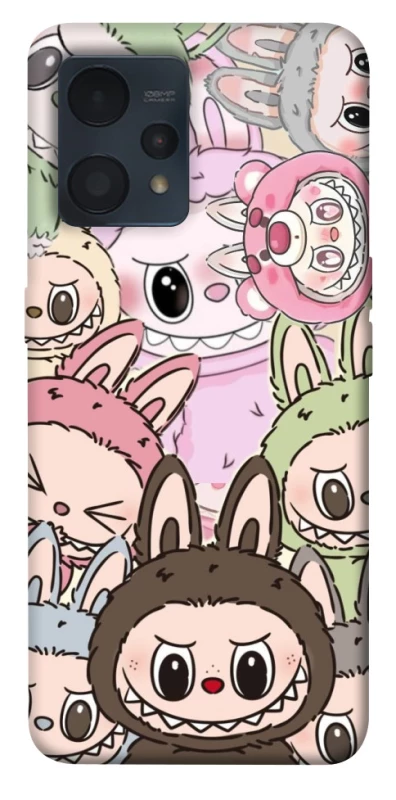 Чохол на Realme 9 4G / 9 Pro+ All Labubu 3 фото 1 з 1