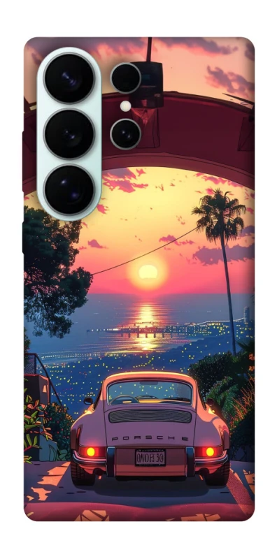 Чохол на Samsung Galaxy S26 Ultra Porsche at sunset фото 1 з 1