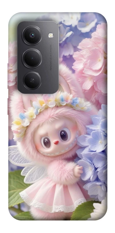 Чохол на Xiaomi Redmi 15 (EU) Labubu & Flowers ver.1 фото 1 з 1