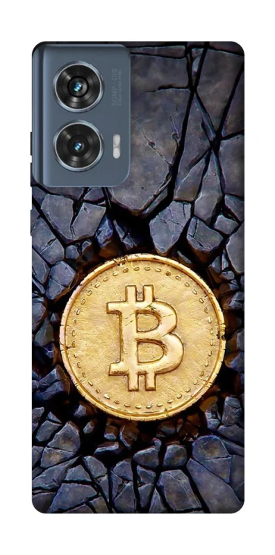Чохол на Motorola Edge 50 Bitcoin cracks фото 1 з 1
