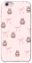 Чехол на Apple iPhone 6/6s (4.7") Pink bows and Labubus фото 1 из 1