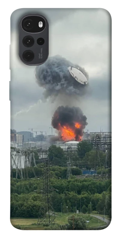 Чохол на Motorola Moto G22 Moscow never sleeps ver.4 фото 1 з 1