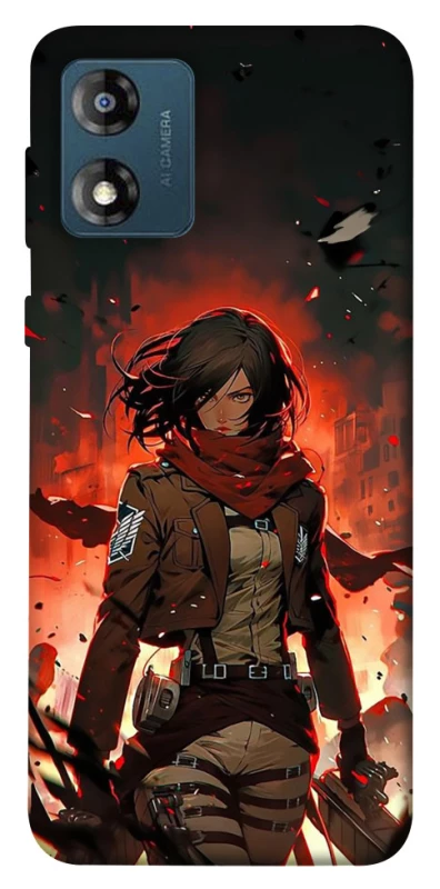 Чохол на Motorola Moto E13 Mikasa v2 фото 1 з 1