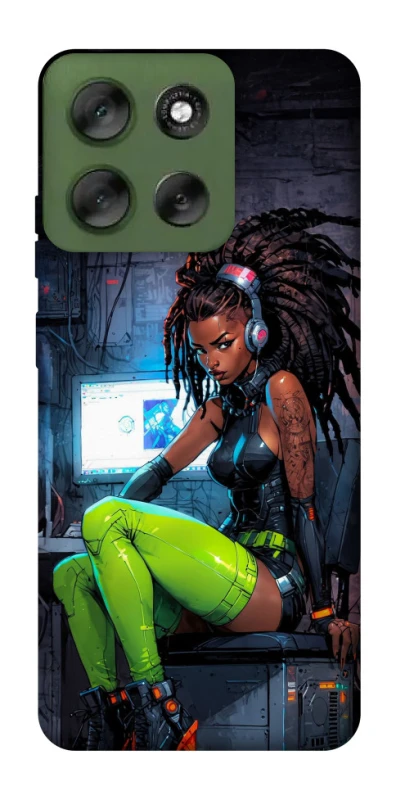 Чохол на Motorola Moto G56 5G Cyber girl фото 1 з 1