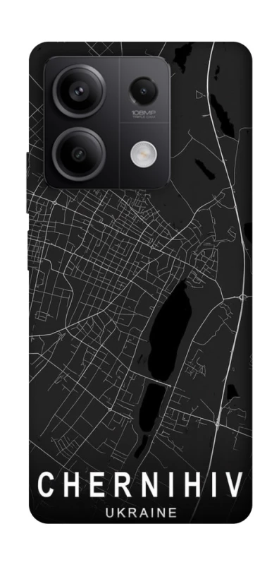 Чохол на Xiaomi Redmi Note 13 5G Chernihiv map фото 1 з 1