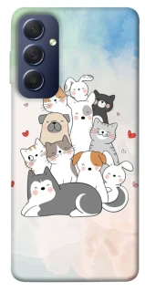Чохол на Samsung Galaxy M54 5G Funny Pets ver.2 фото 1 з 1