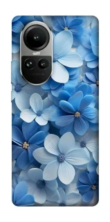 Чехол на Oppo Reno 10 Синие цветы фото 1 из 2