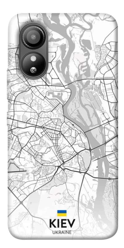 Чохол на ZTE Blade L220 Kiev white map фото 1 з 1