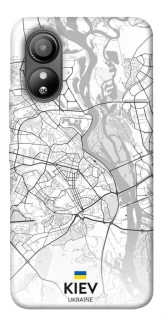 Чохол на ZTE Blade L220 Kiev white map фото 1 з 1