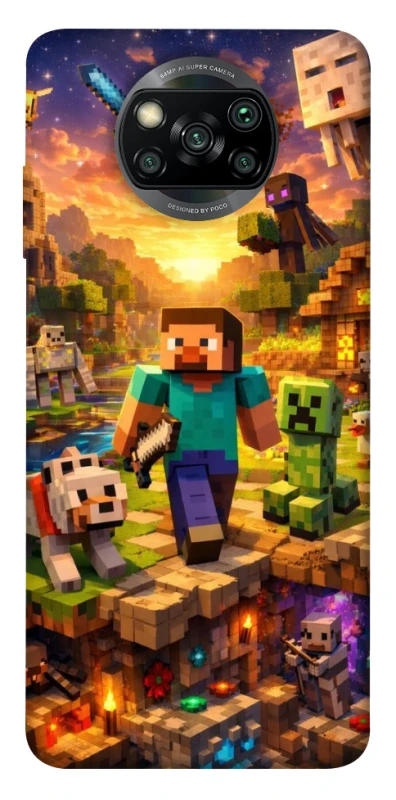 Чохол на Xiaomi Poco X3 NFC / Poco X3 Pro Minecraft v6 фото 1 з 1