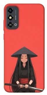 Чохол на ZTE Blade A53 Red samurai фото 1 з 1