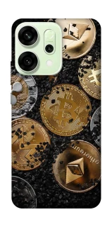 Чехол на Oppo Reno 14 Many coins v2 фото 1 из 1