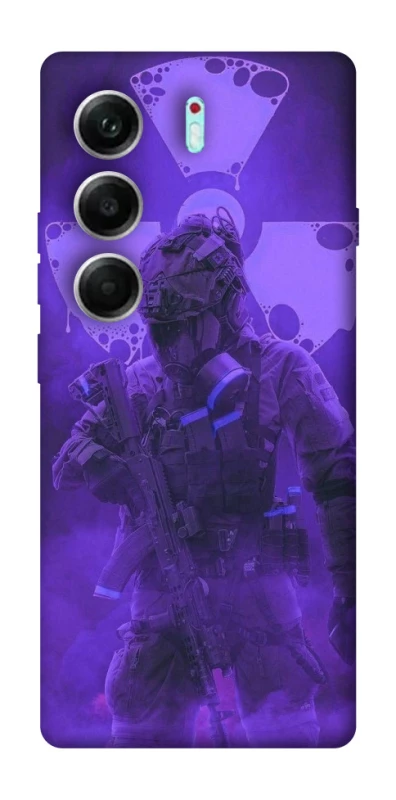 Чехол на Tecno Camon 40 Pro Радиация v6 фото 1 из 1