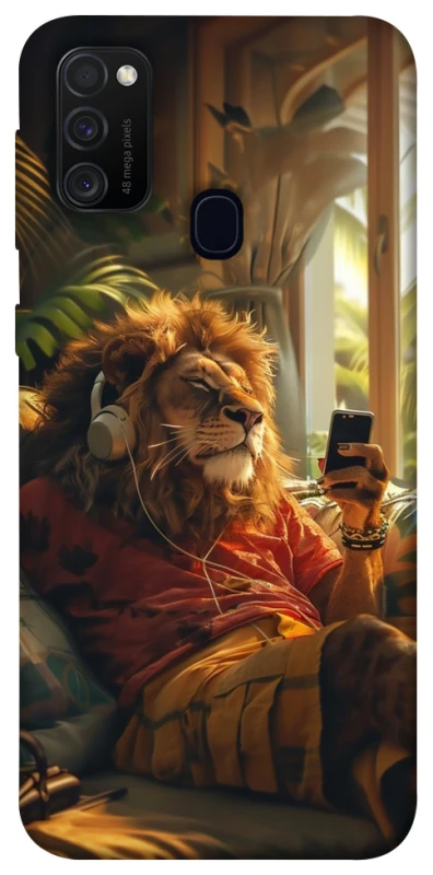 Чехол на Samsung Galaxy M21 Лев v2 фото 1 из 1