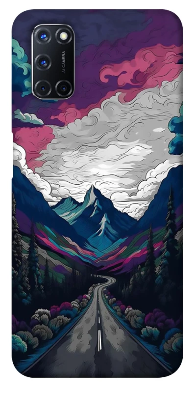 Чехол на Oppo A52 / A72 / A92 Нарисованные горы фото 1 из 1