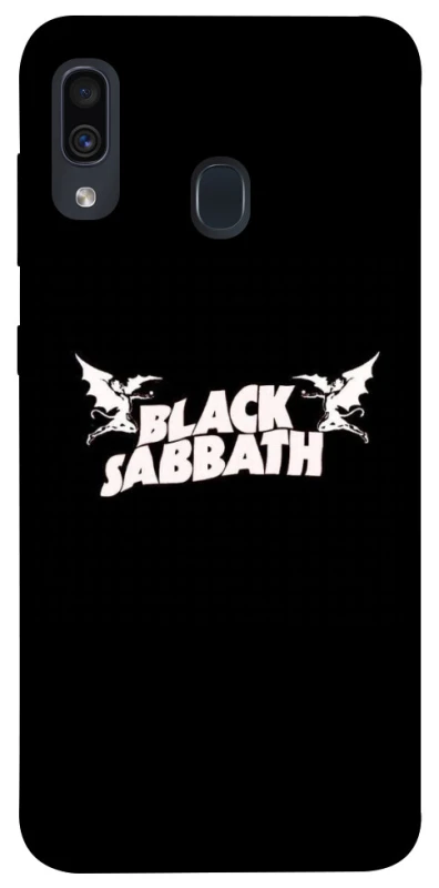 Чохол на Samsung Galaxy A20 / A30 Black Sabbath logo ver.2 фото 1 з 1