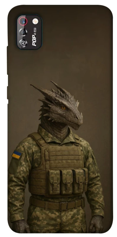 Чохол на TECNO POP 4 Pro Дракон захисник фото 1 з 1