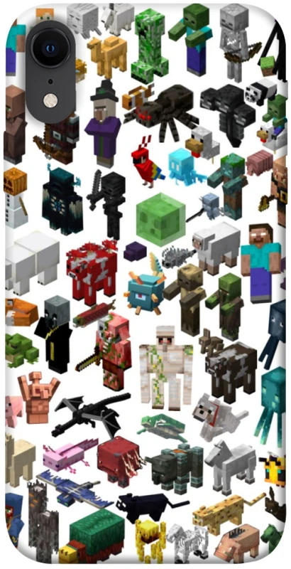 Чохол на Apple iPhone XR (6.1") Minecraft v4 фото 1 з 1