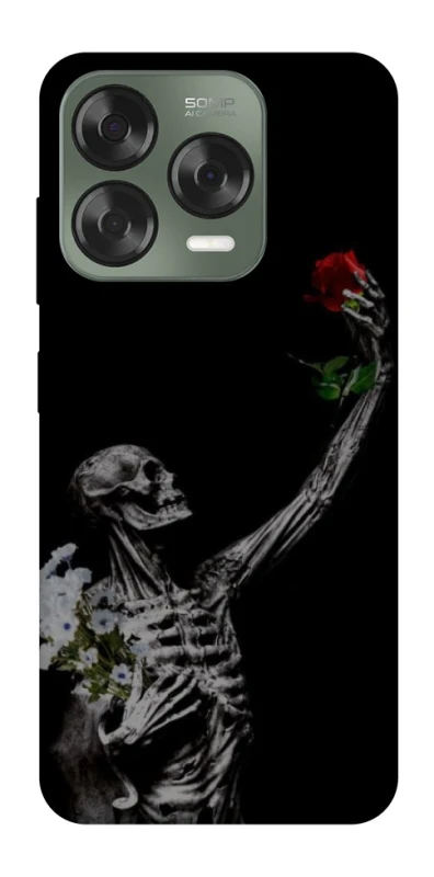 Чехол на ZTE Nubia V70 Design Skeleton vs Rose фото 1 из 1