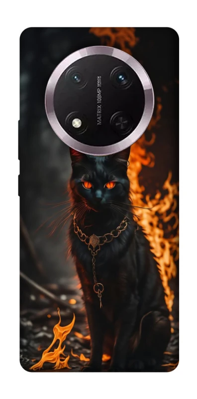Чохол на Honor X9c Вогняний кіт фото 1 з 1
