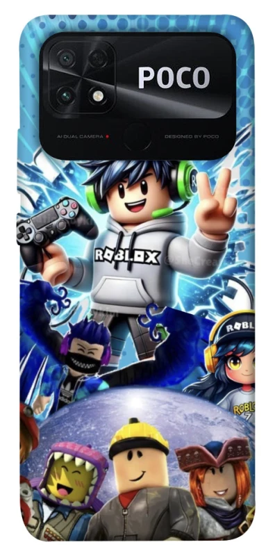 Чехол на Xiaomi Poco C40 Roblox collage ver.3 фото 1 из 1