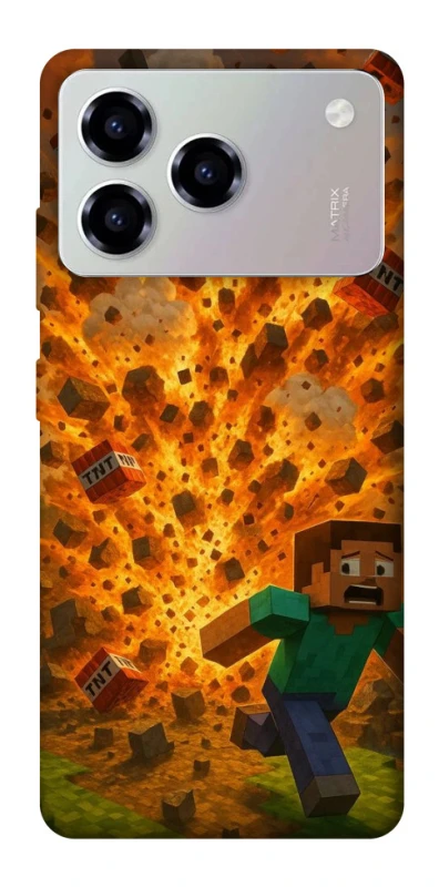 Чохол на ZTE Blade A76 Minecraft v7 фото 1 з 1