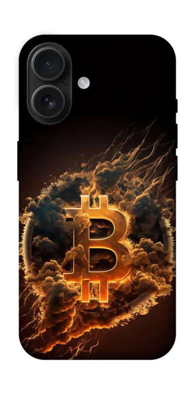 Чохол на Apple iPhone 16 Smoky Bitcoin фото 1 з 1