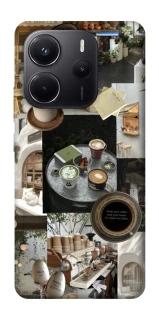 Чохол на Xiaomi Redmi Note 14 5G Coffee collage ver.4 фото 1 з 1