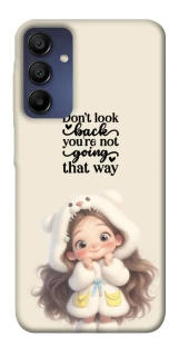 Чехол на Samsung Galaxy A15 4G/5G Don't look back фото 1 из 1