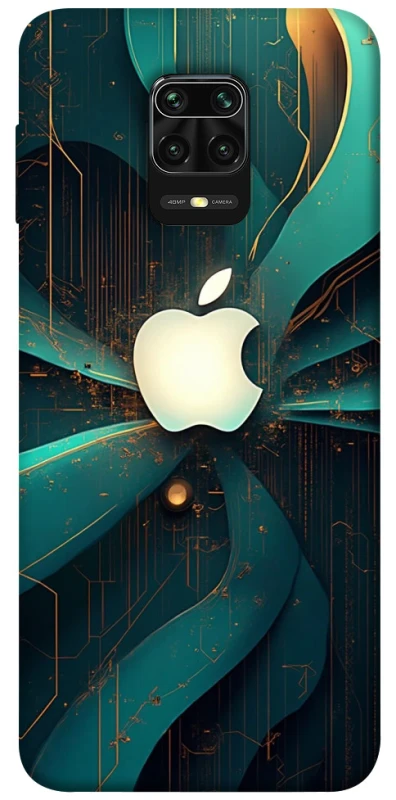 Чехол на Xiaomi Redmi Note 9s / Note 9 Pro / Note 9 Pro Max Apple logo ver.4 фото 1 из 1