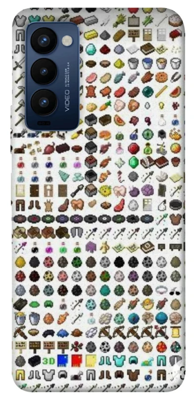 Чохол на TECNO Camon 18 Minecraft v2 фото 1 з 1
