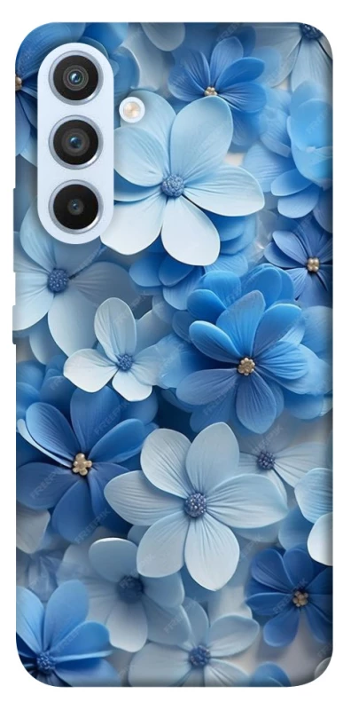 Чохол на Samsung Galaxy A54 5G Сині квіти фото 1 з 1