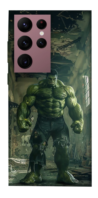 Чохол на Samsung Galaxy S22 Ultra Angry Hulk фото 1 з 1