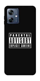 Чохол на Motorola Moto G54 Power Parental Advisory Label фото 1 Чохол на Motorola Moto G54 Power Parental Advisory Label фото 1 з 1