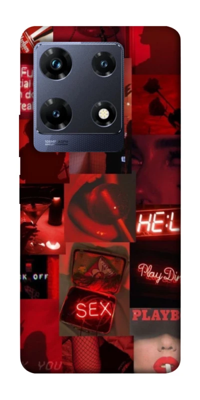 Чехол на Infinix Note 30 Pro Love collage ver.3 фото 1 из 1