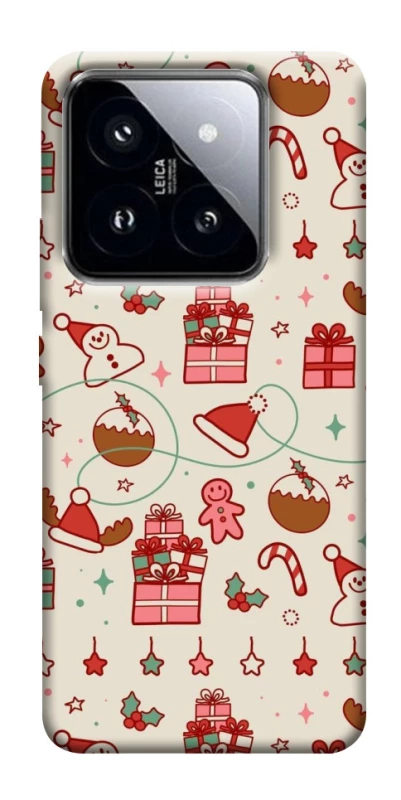 Чохол на Xiaomi 14 Pro Новорічний v14 фото 1 з 1