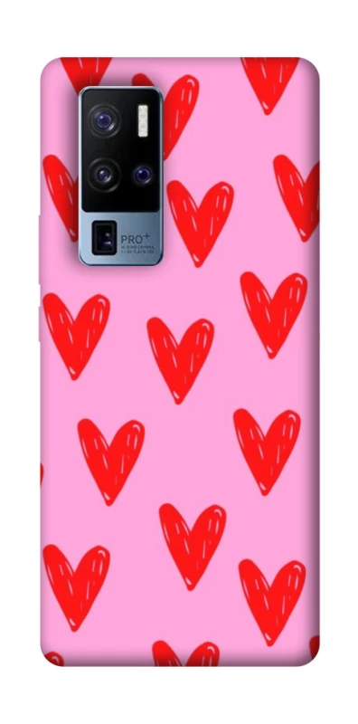 Чохол на Vivo X50 Pro+ Red hearts 2 фото 1 з 1
