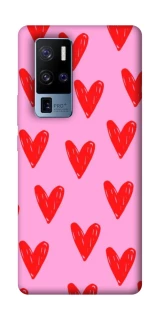 Чехол на Vivo X50 Pro+ Red hearts 2 фото 1 из 1