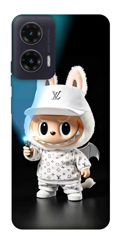 Чохол на Motorola Moto G35 Labubu with flashlight ver.1 фото 1 з 1