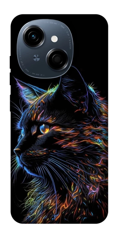 Чехол на TECNO Spark Go 1 Черный кот фото 1 из 1