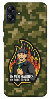 Чохол на Samsung Galaxy A04e Ну мені нравиться як воно горить фото 1 з 1