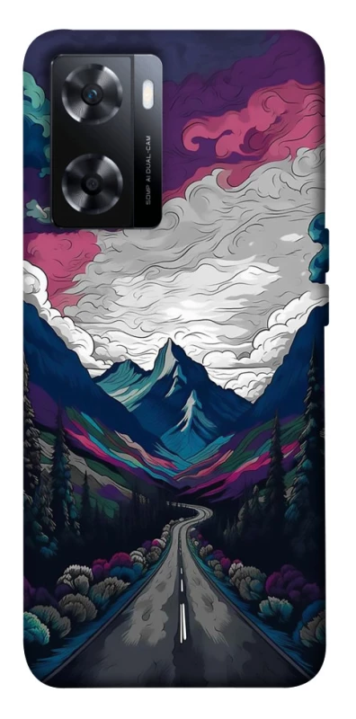 Чехол на OnePlus Nord N20 SE Нарисованные горы фото 1 из 1