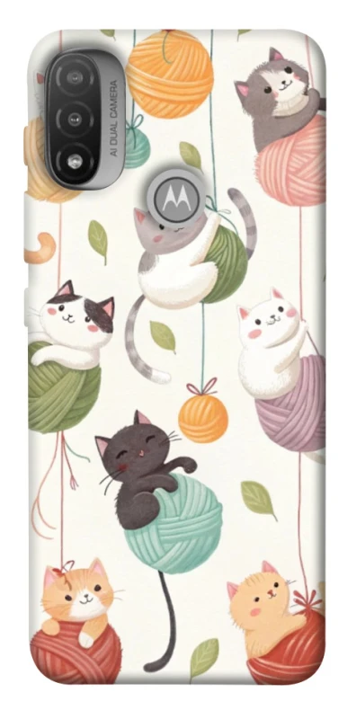 Чехол на Motorola Moto E20 Funny Kittens фото 1 из 1
