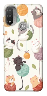 Чехол на Motorola Moto E20 Funny Kittens фото 1 из 1