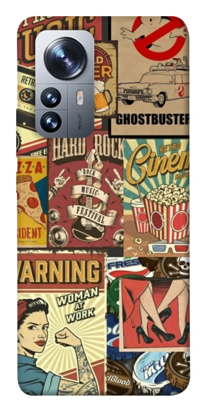 Чохол на Xiaomi 12 / 12X Retro collage ver.2 фото 1 з 1
